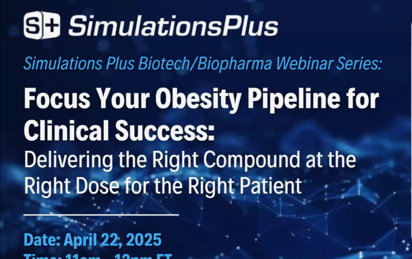 視頻 | PBPK肥胖模型的用途：為肥胖人群提供合適的給藥劑量指導(dǎo)及肥胖對(duì)人體PK的影響